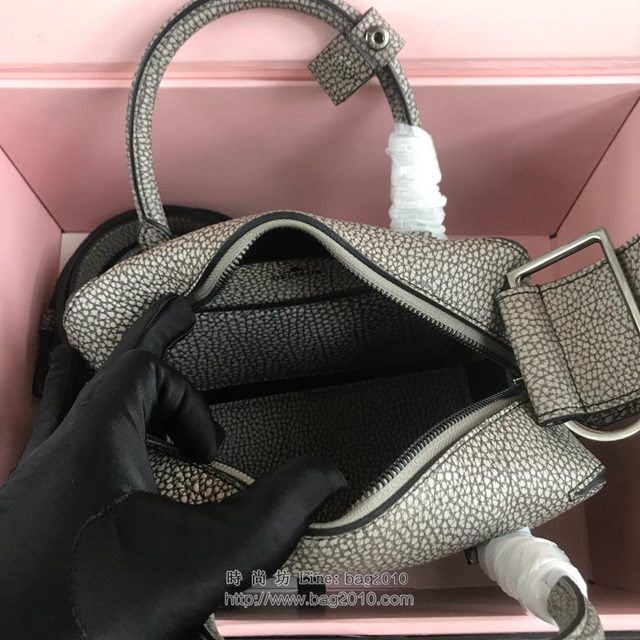 DELVAUX女包 Delvau單肩斜挎包 半手工Cool box 小號 德爾沃女手提包 手拎包 黑白雪花  fcs1181